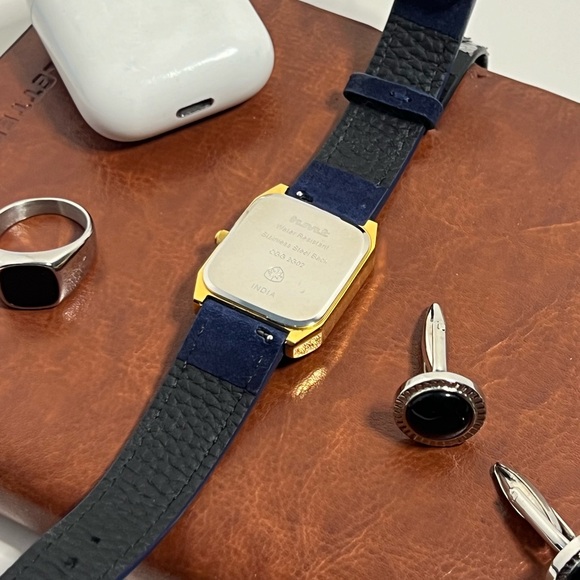 HMT watch. A classy must have. Suede blue strap. - Picture 2 of 5